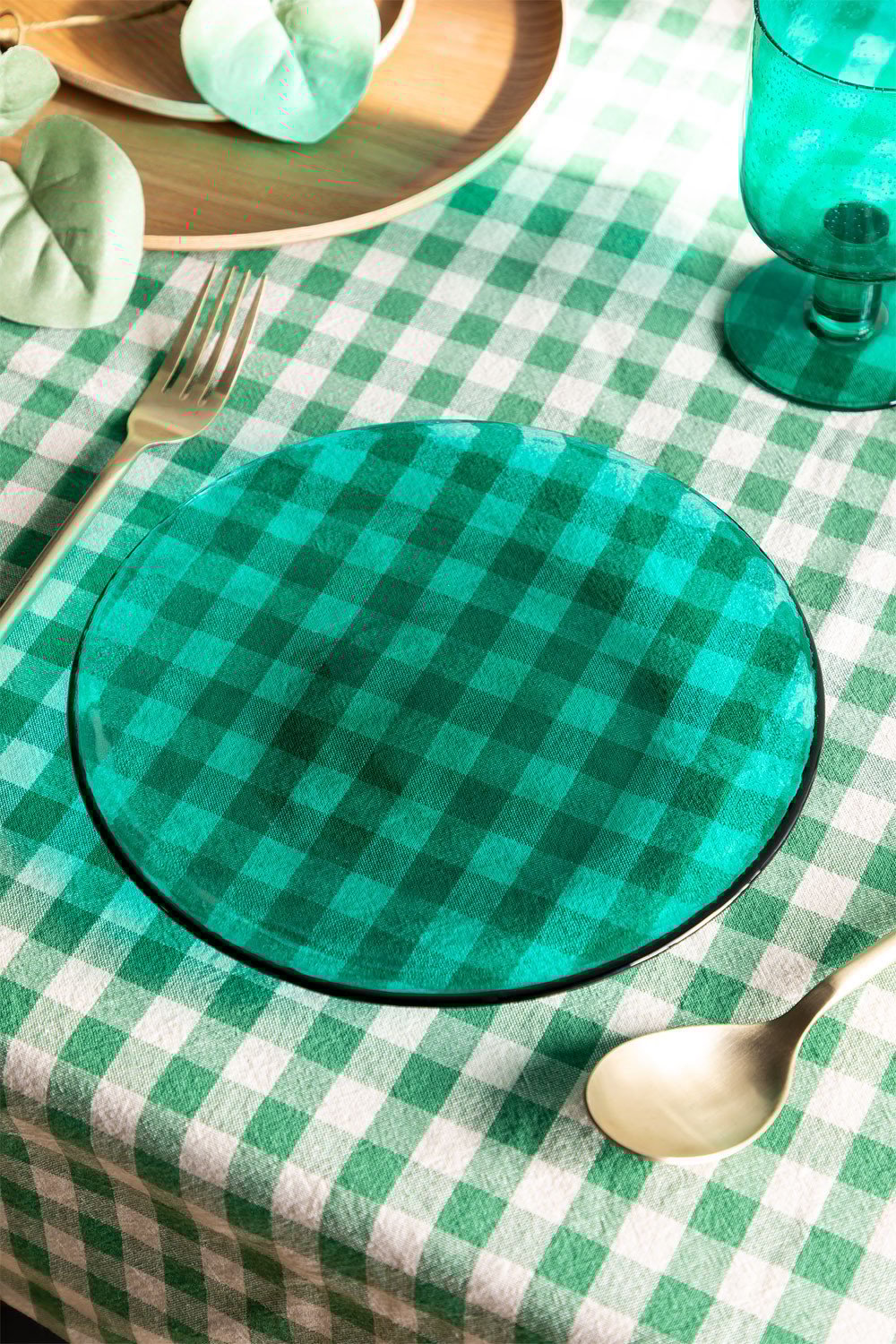 Pack 4 piattini da dessert in vetro Yelena, immagine della galleria 1