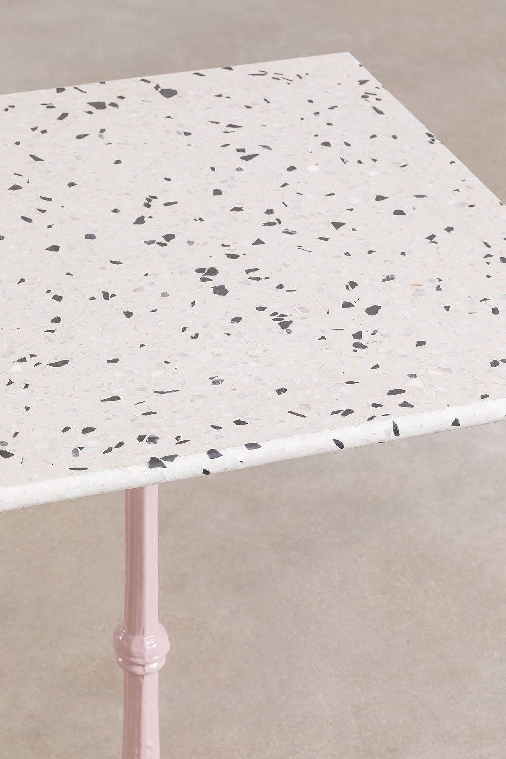 Square bar table 60x60 cm in Volutto terrazzo, immagine della galleria 3