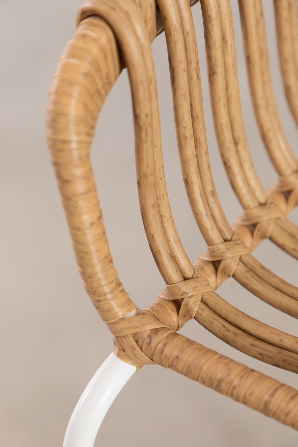 Confezione da 2 sgabelli alti in rattan sintetico Aroa, immagine della galleria 6