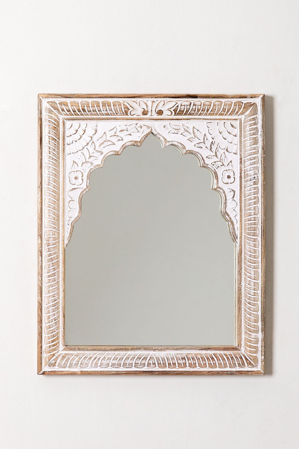 Specchio da Parete Rettangolare in Legno di Mango Bigton, immagine della galleria 1
