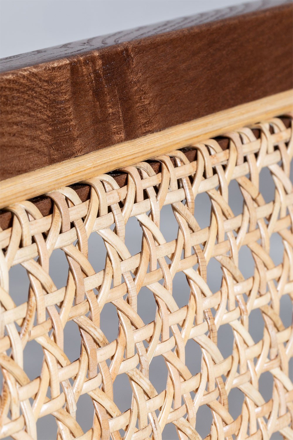 Sedia da pranzo in legno di frassino e rattan Lali, immagine della galleria 9