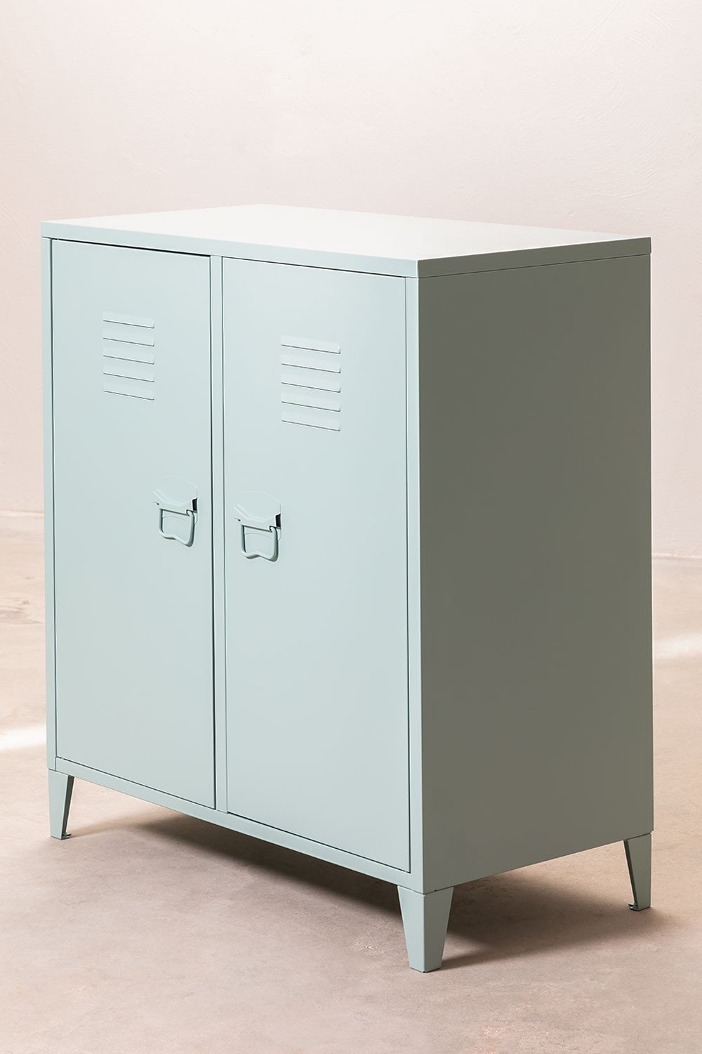 Credenza armadietto a 2 ante Pohpli in acciaio SKLUM