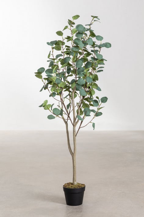 Pianta artificiale decorativa di eucalipto 130 cm