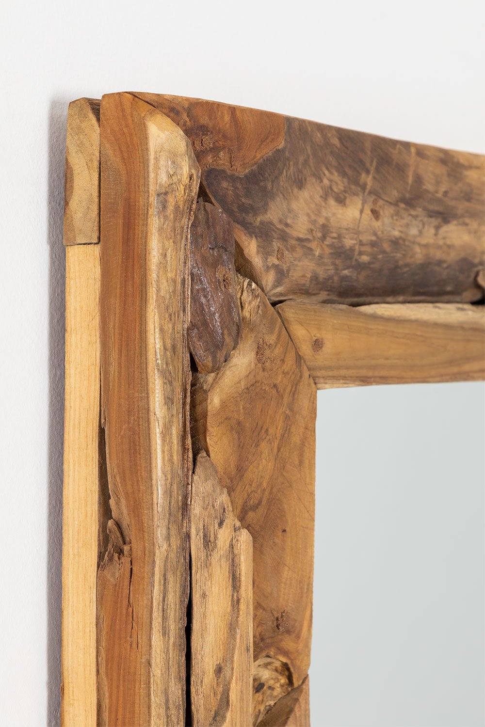 Specchio da Parete Rettangolare in Raffa Wood, immagine della galleria 3