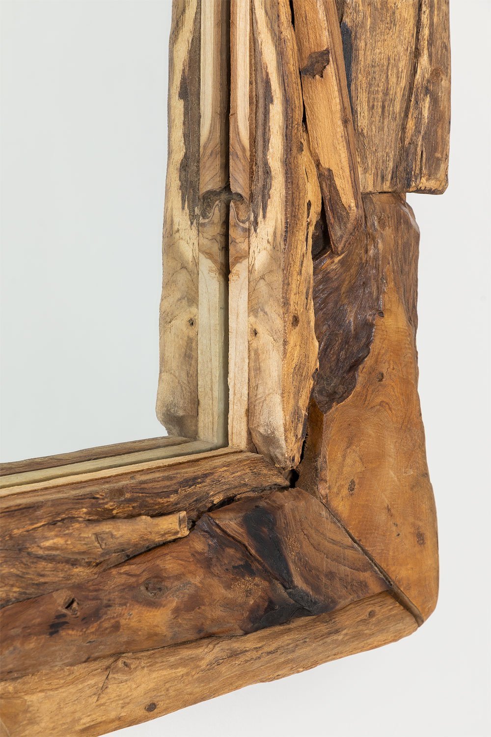 Specchio da Parete Rettangolare in Raffa Wood, immagine della galleria 4