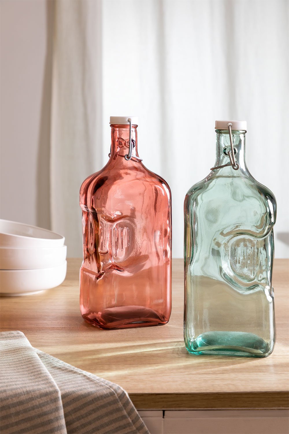 Bottiglia in vetro riciclato da 2 litri Velma - SKLUM