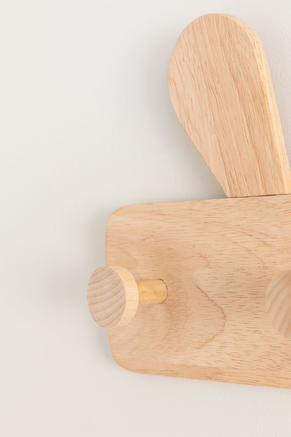 Appendiabiti da parete in legno Buny Style Kids, immagine della galleria 6