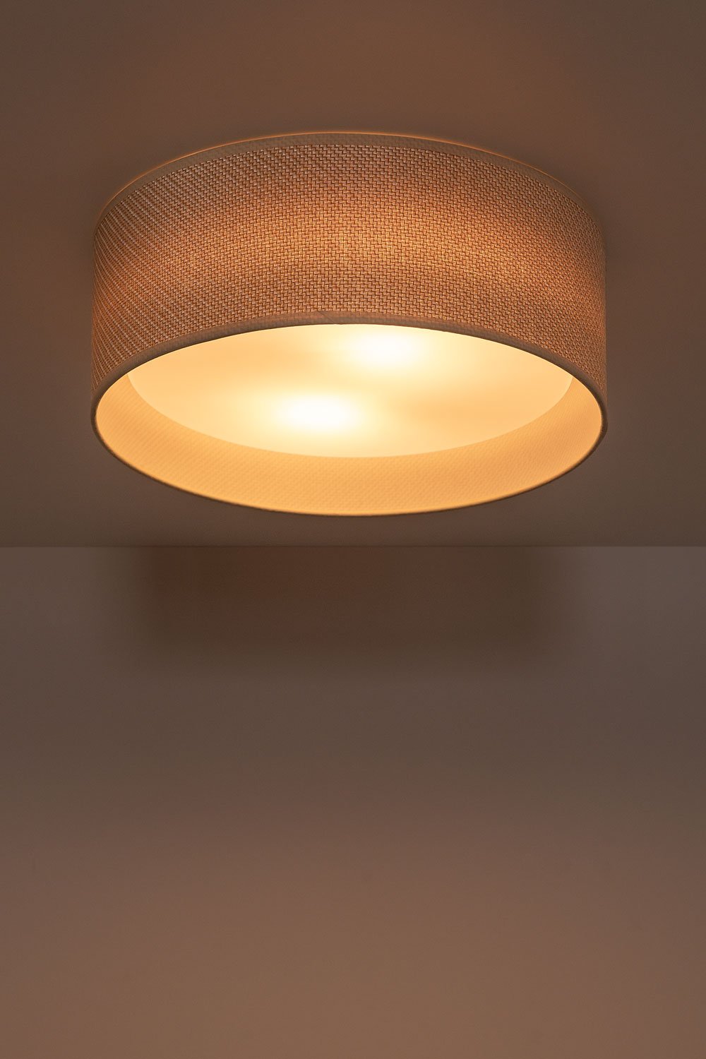 Lampada da soffitto in rattan Masha, immagine della galleria 2