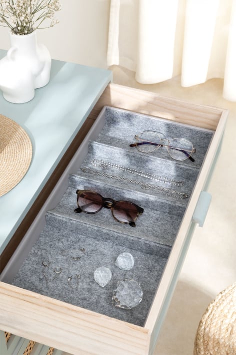 2 pezzi organizer per anelli elegante vassoio per esposizione