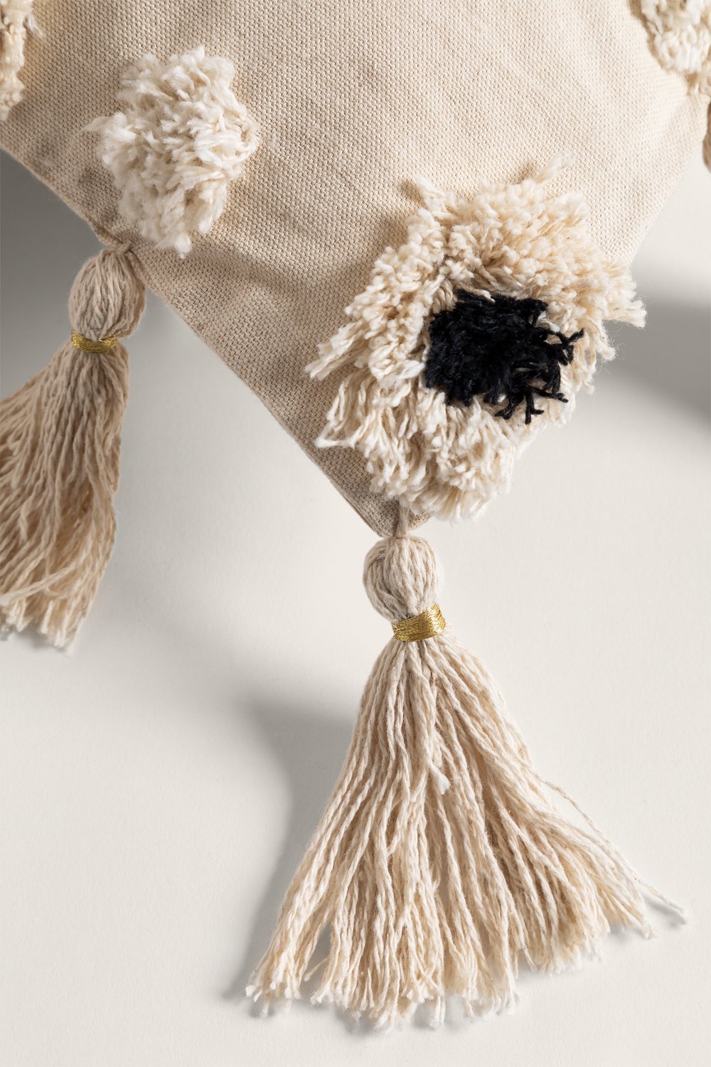 Cuscino quadrato in cotone (44x44 cm) Unto, immagine della galleria 4