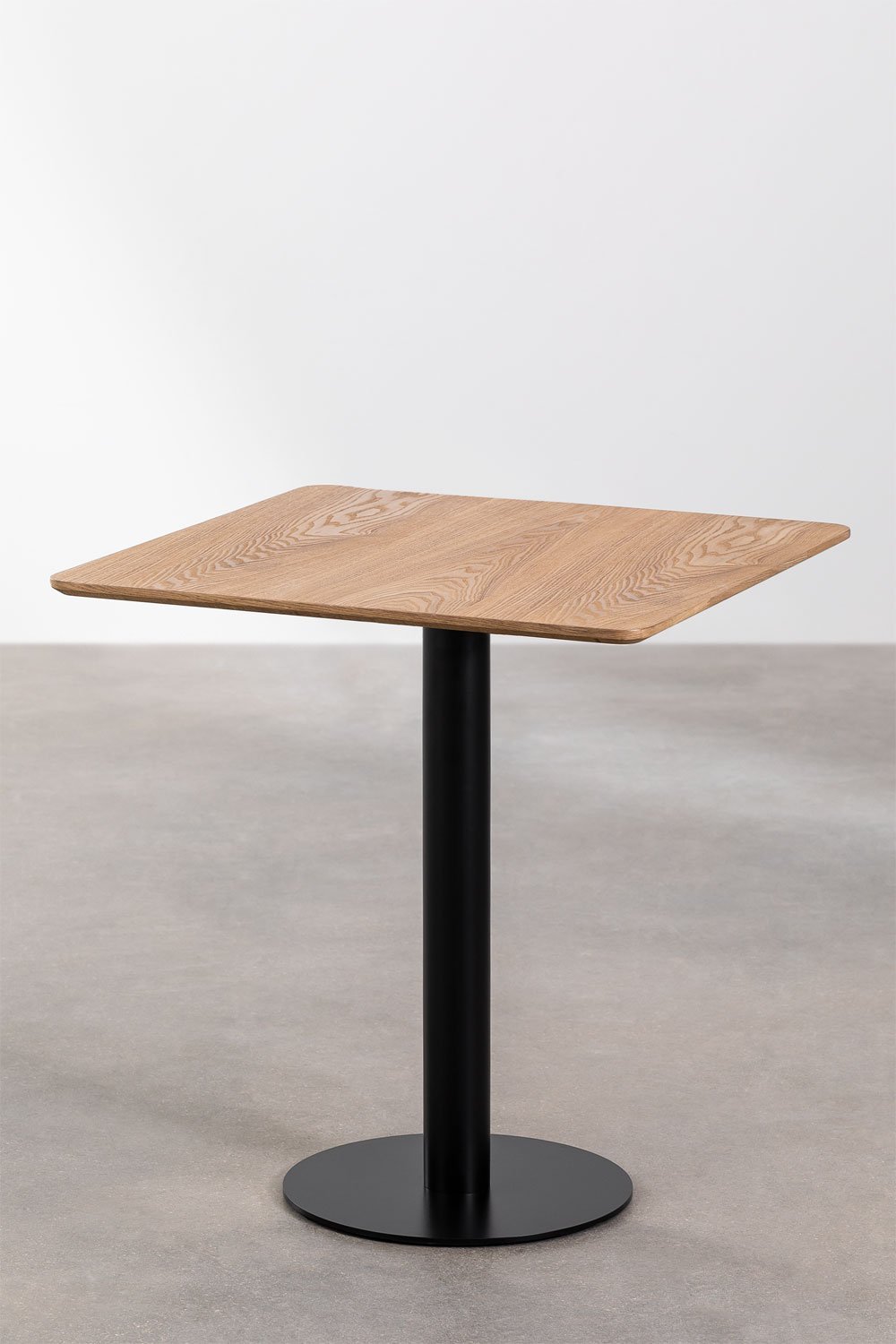 Tavolo da bar quadrato impiallacciato in frassino Frappe, immagine della galleria 1
