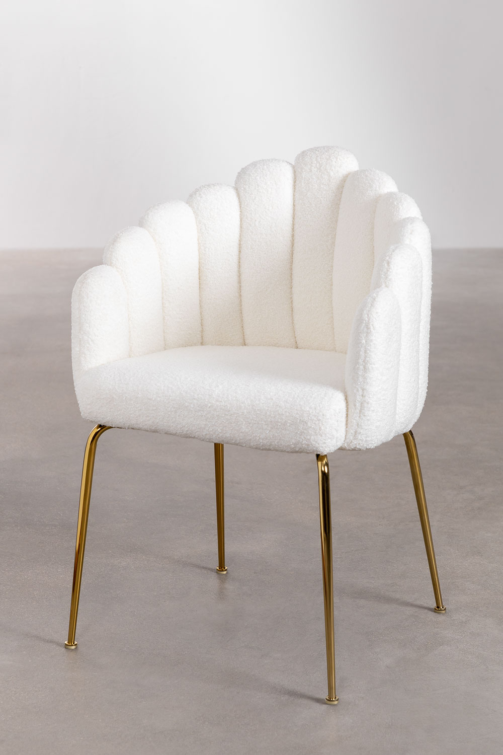 Cuscini Sedie Da Pranzo Harborest | Set Da 4 In Ciniglia Morbida | Memory Foam E Antiscivolo | 43x43 Cm | Color Avorio