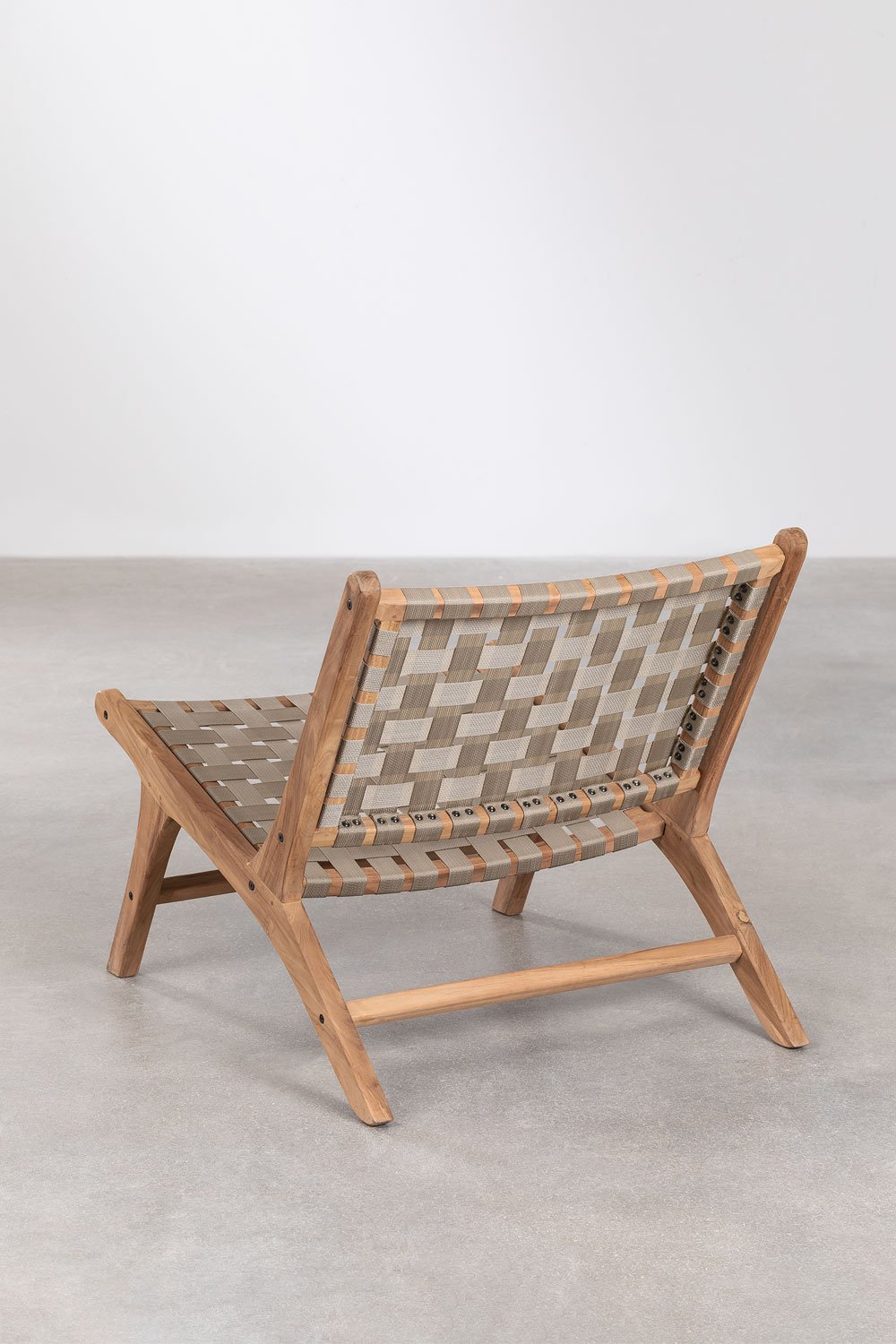 Poltrona in legno di teak Diama, immagine della galleria 4