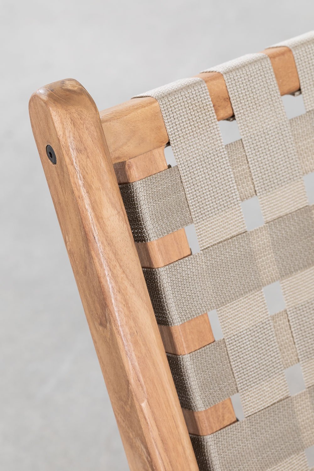 Poltrona in legno di teak Diama, immagine della galleria 5