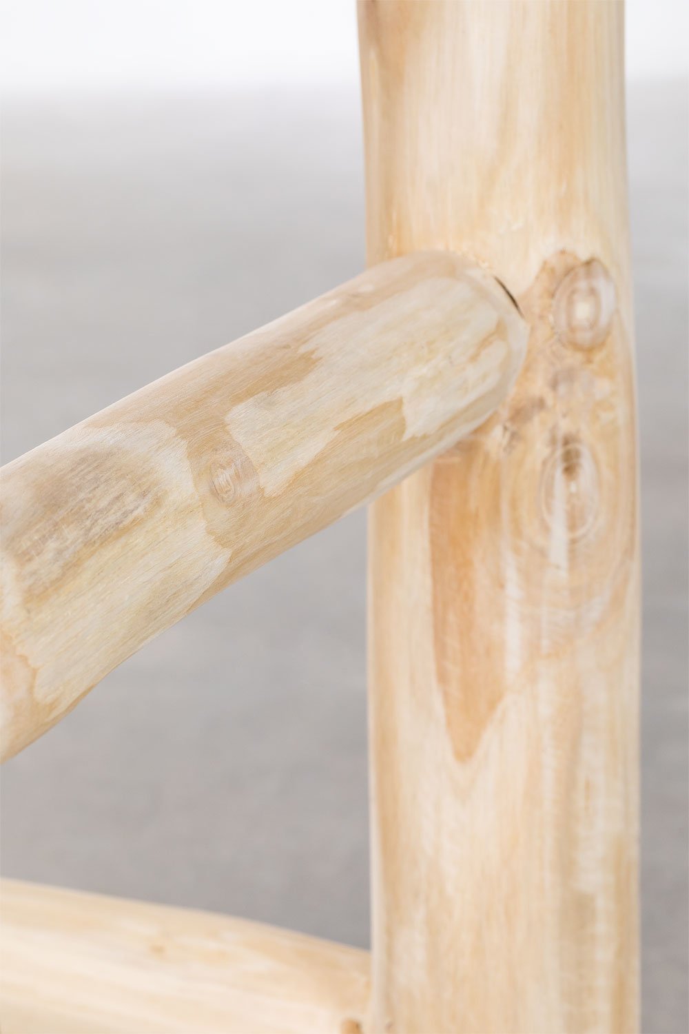 Sgabello alto in legno di teak (78 cm) Narel - SKLUM