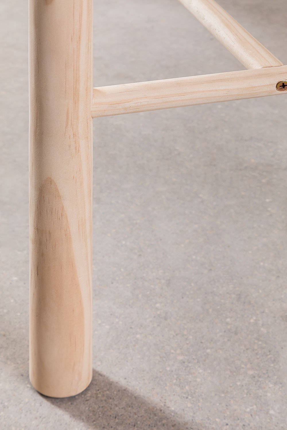 Panca 90 cm in rattan e legno Riolut, immagine della galleria 6