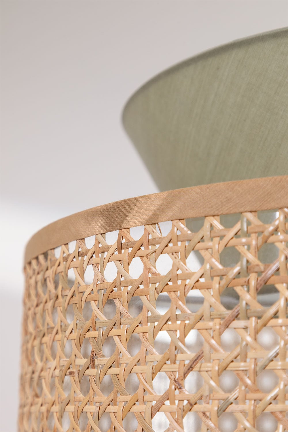 Lampada a sospensione in rattan Yereh, immagine della galleria 3