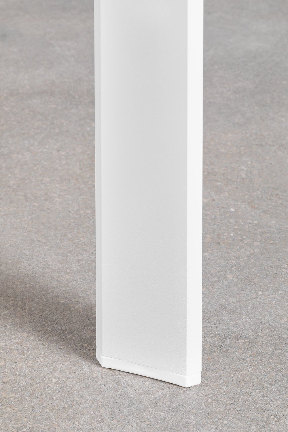 Tavolo Bar Alto Quadrato in Alluminio e Legno (70x70 cm) Archer - SKLUM