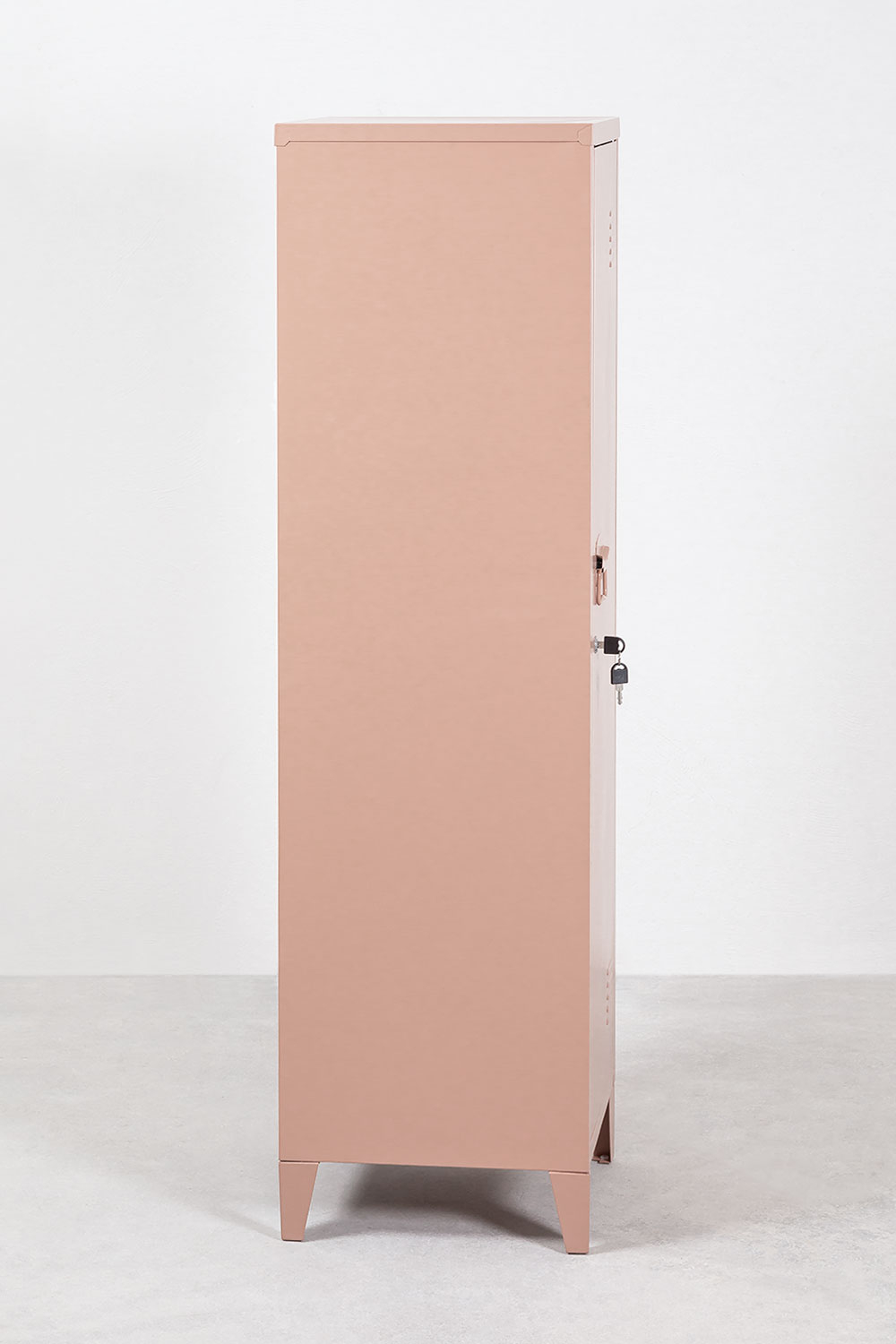 Armadietto Spogliatoio In Acciaio Pohpli - Stile Industriale, 2 Ripiani, Con Serratura - Foto 7