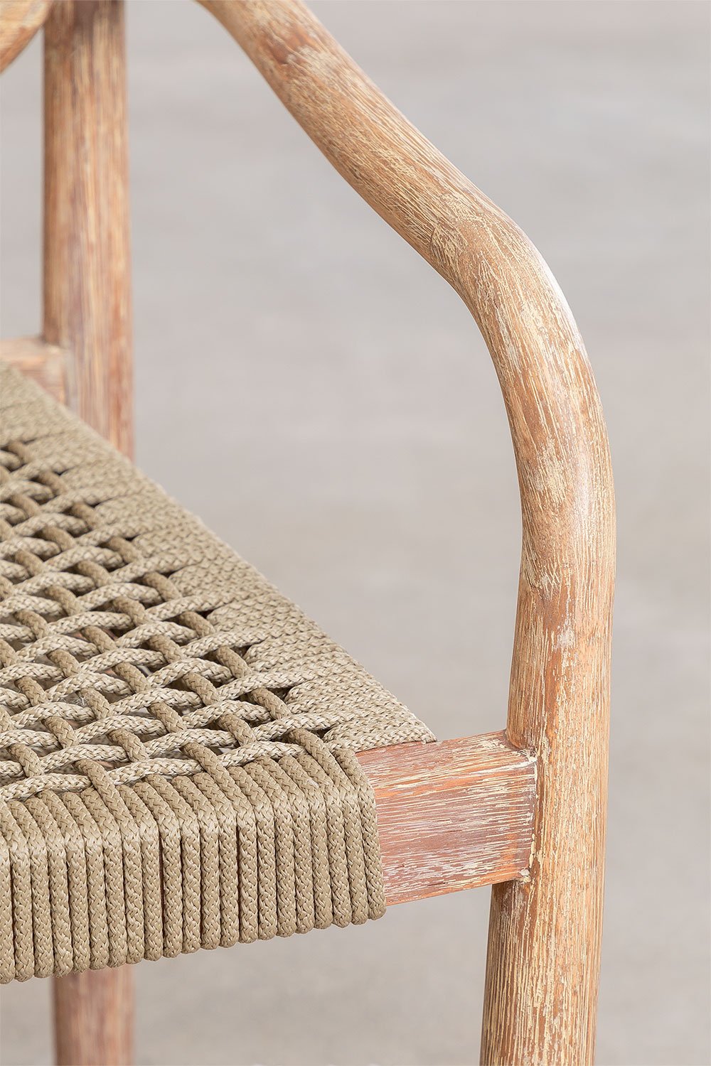 Sedia da giardino con braccioli in legno Naele, immagine della galleria 6