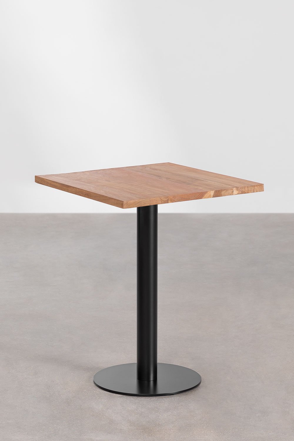 Tavolo da bar quadrato in legno di acacia Macchiato , immagine della galleria 1