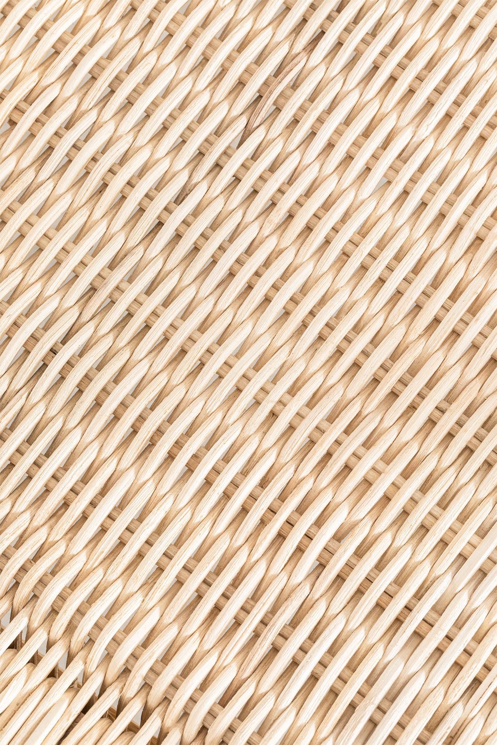 Sedia da pranzo con braccioli in rattan e legno di teak Kiemer, immagine della galleria 7