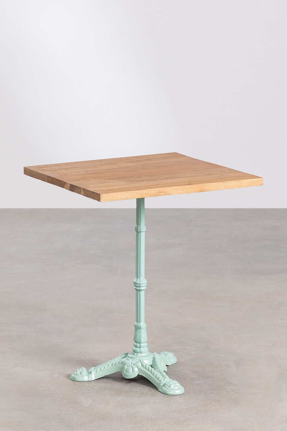 Tavolo da bar quadrato in legno di acacia Vienna, immagine della galleria 1