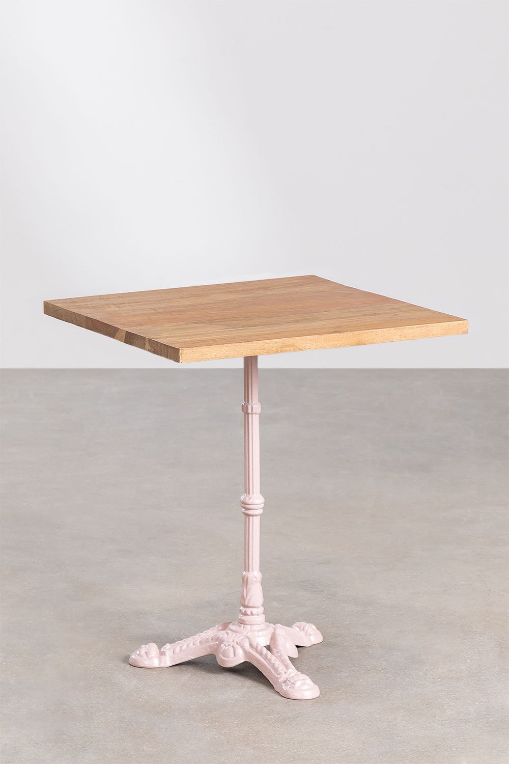 Tavolo da bar quadrato in legno di acacia Vienna, immagine della galleria 1