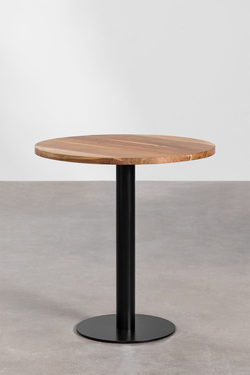 Tavolo da bar rotondo in legno di acacia Macchiato n, immagine della galleria 1