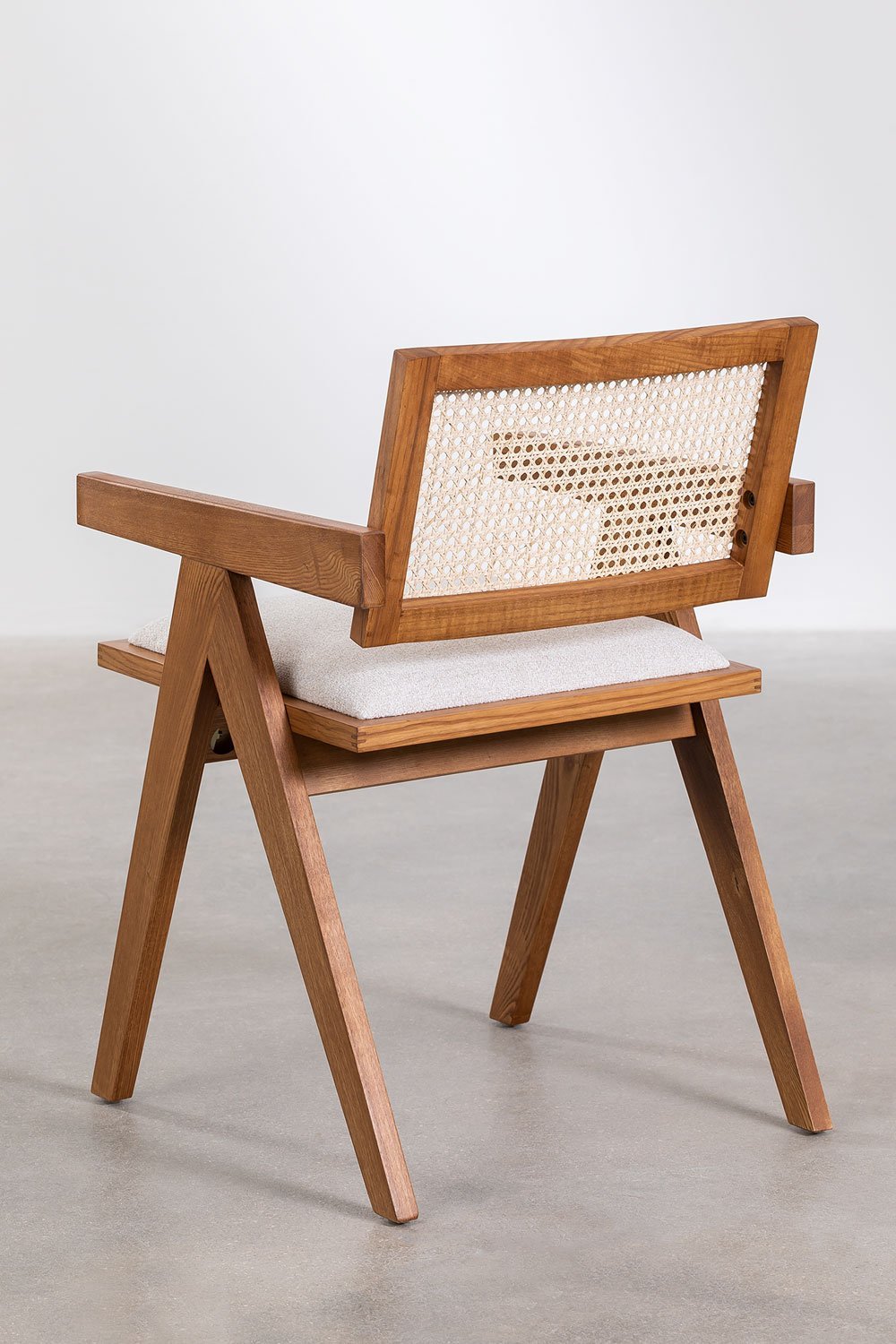 Confezione da 4 sedie da giardino con braccioli in legno di acacia Dubai -  SKLUM