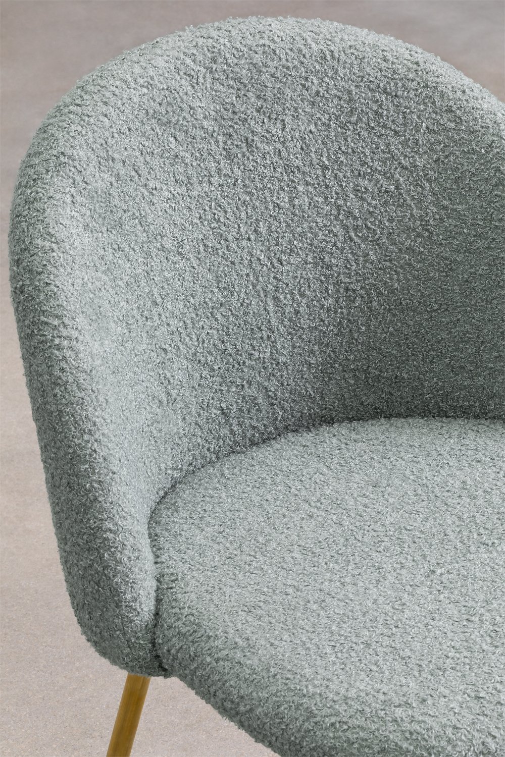 Sedia da pranzo in bouclé Kana Design, immagine della galleria 5