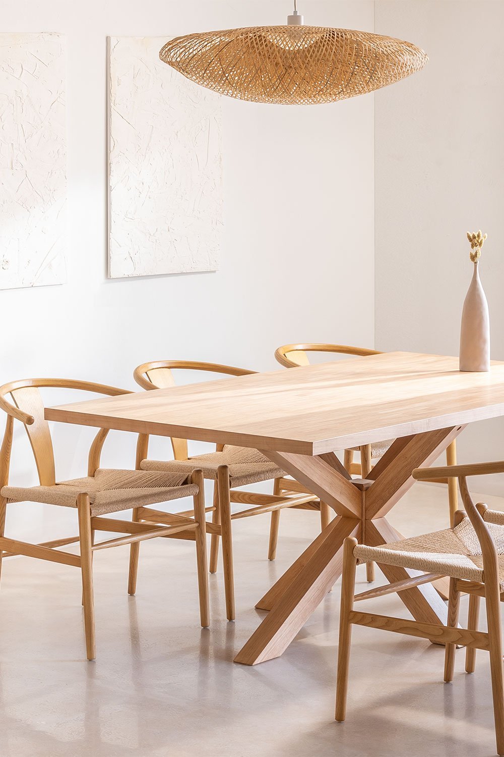 Tavolo da pranzo rettangolare in MDF (180x100 cm) Pleven, immagine della galleria 1