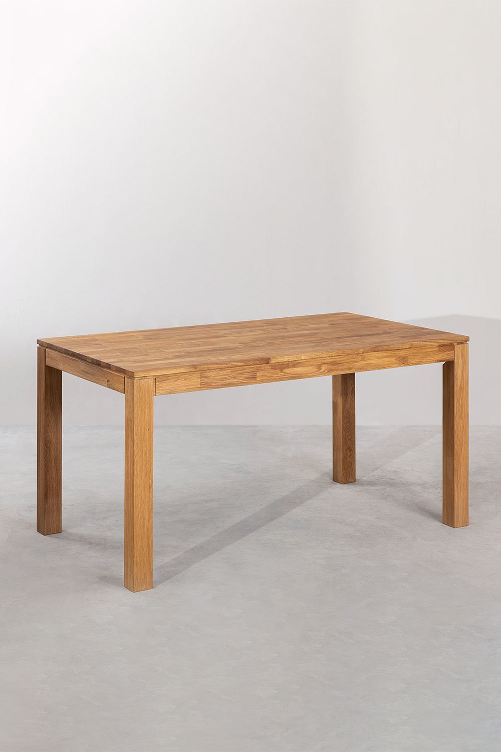 Tavolo da pranzo rettangolare in rovere (140x80 cm) Romer - SKLUM