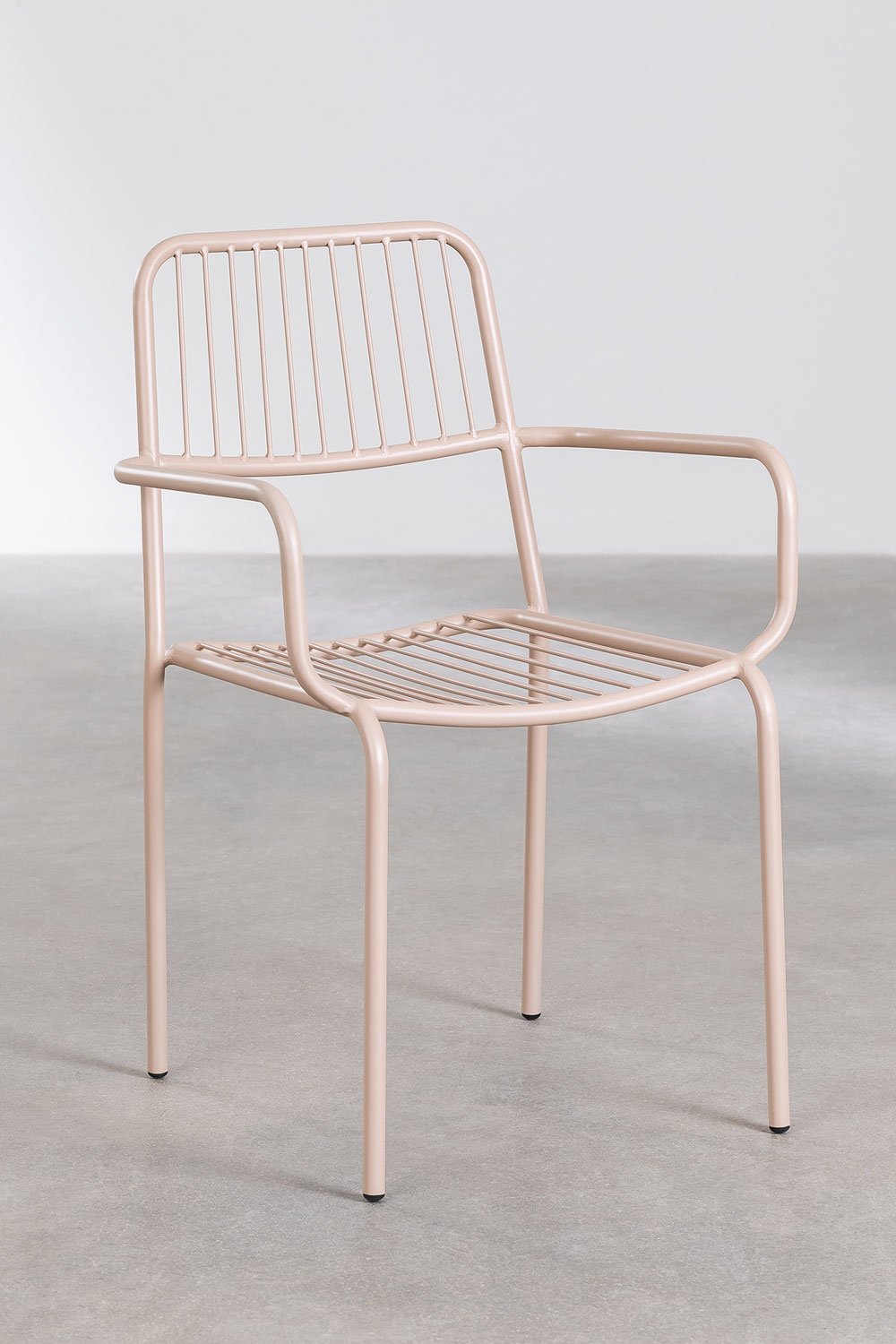 Confezione da 4 sedie da giardino impilabili con braccioli Elton, immagine della galleria 1