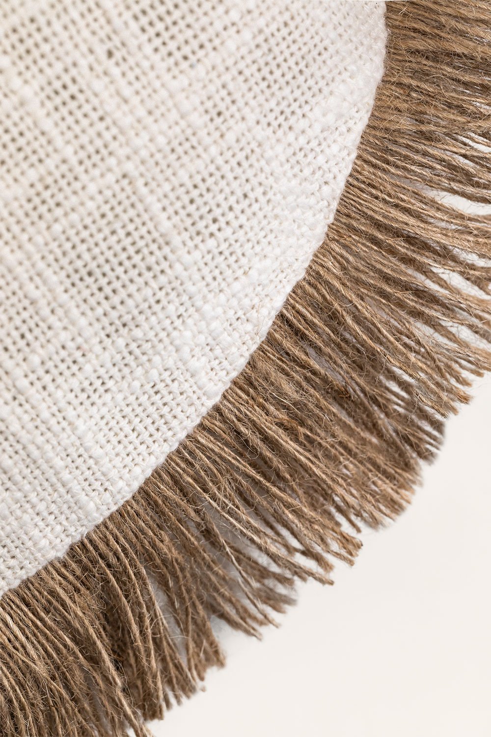 Cuscino rotondo in cotone (Ø40 cm) Paraiba, immagine della galleria 6