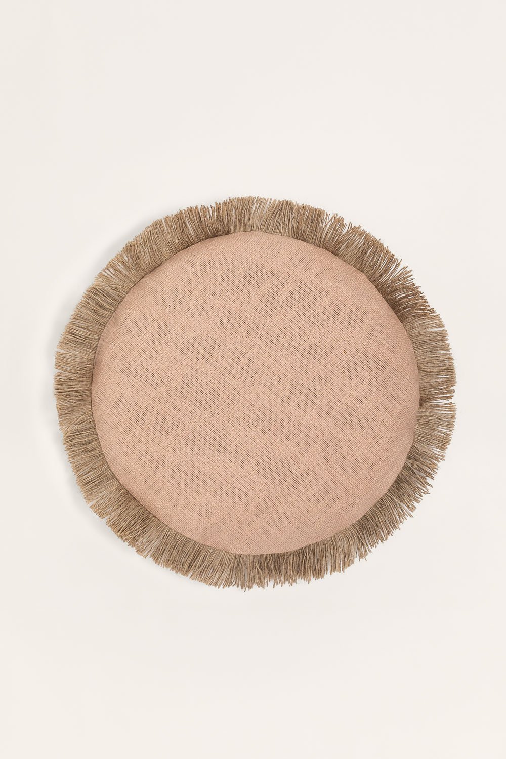 Cuscino rotondo in cotone (Ø40 cm) Paraiba, immagine della galleria 1