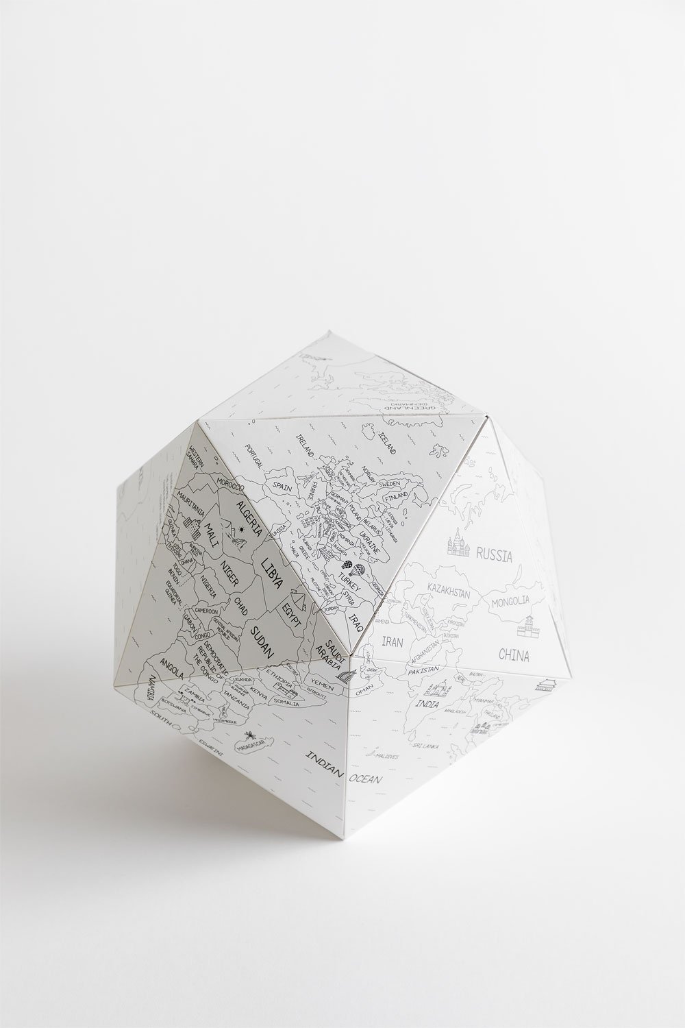 Mappamondo 3D da colorare Gunter Kids, immagine della galleria 3