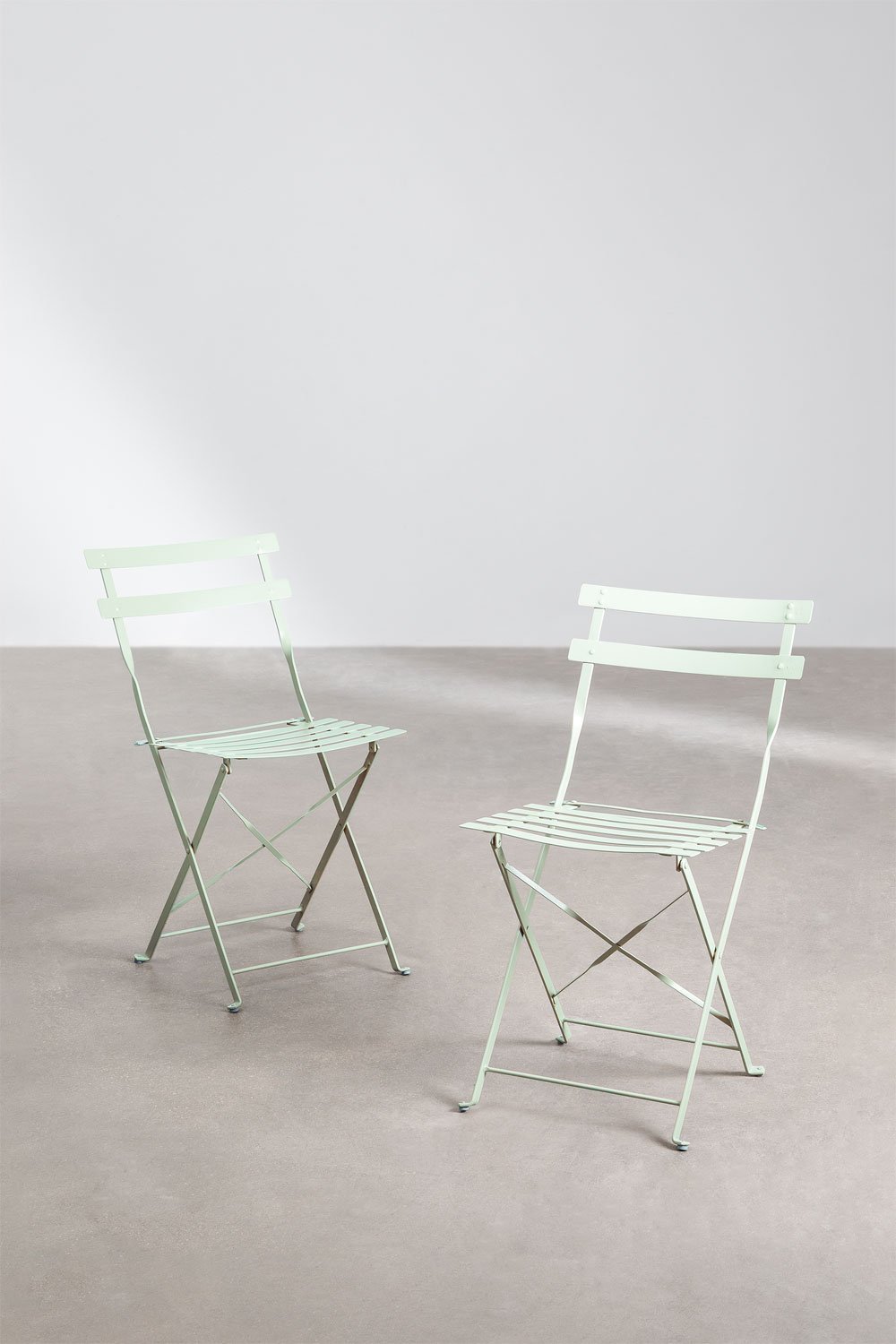 Confezione da 2 sedie da pranzo pieghevoli Sergey, immagine della galleria 1