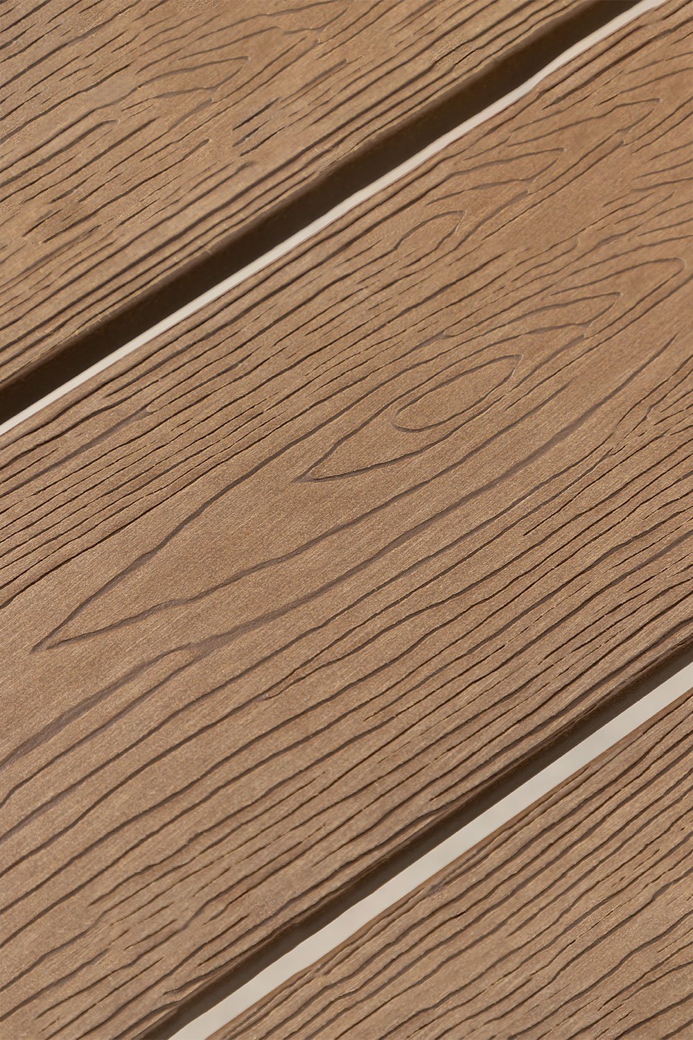 Set da giardino con divano angolare 4 posti e tavolino in alluminio e legno Nadi, immagine della galleria 12