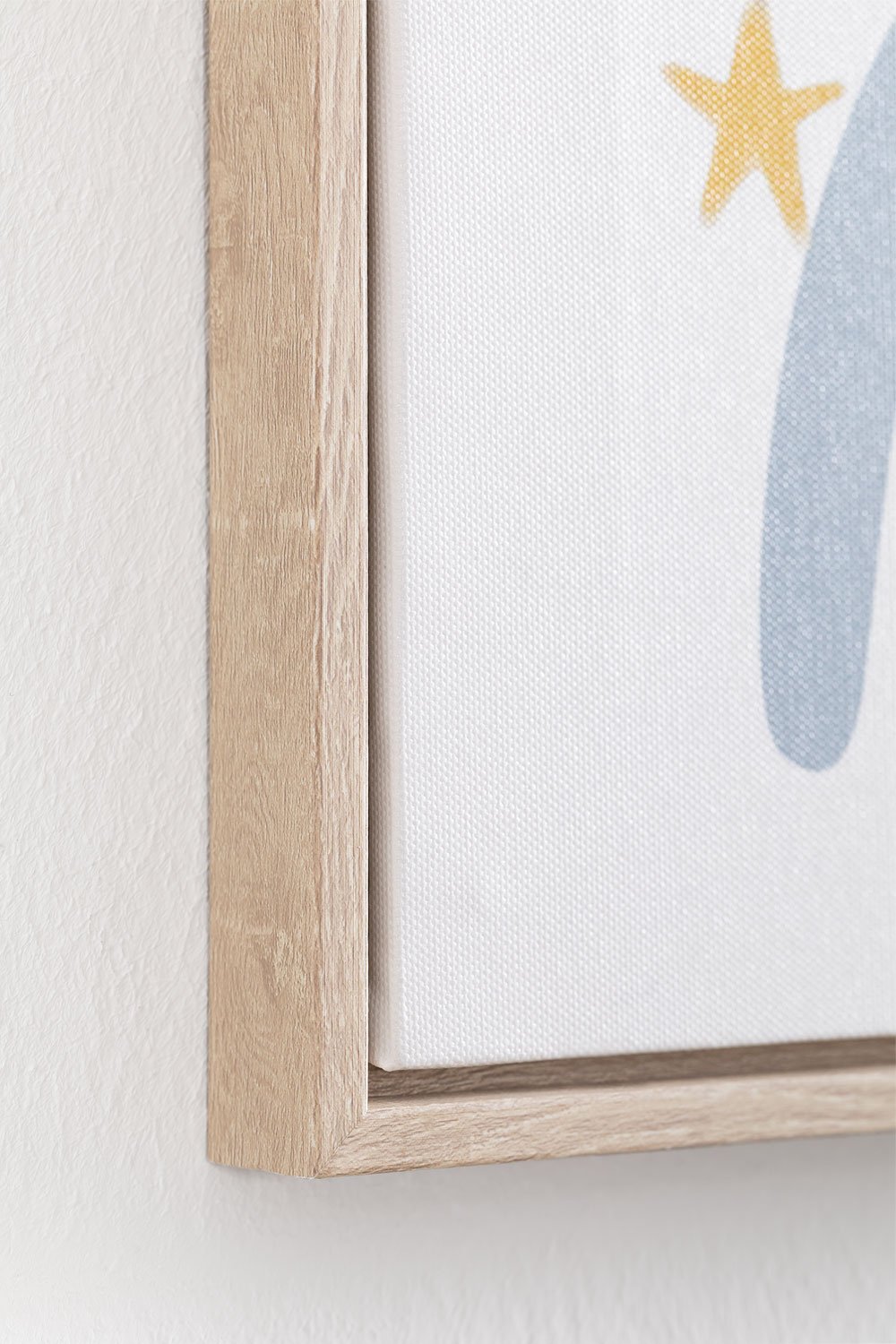 Quadro decorativo 30x40 cm con texture tessile Timoty Kids, immagine della galleria 3