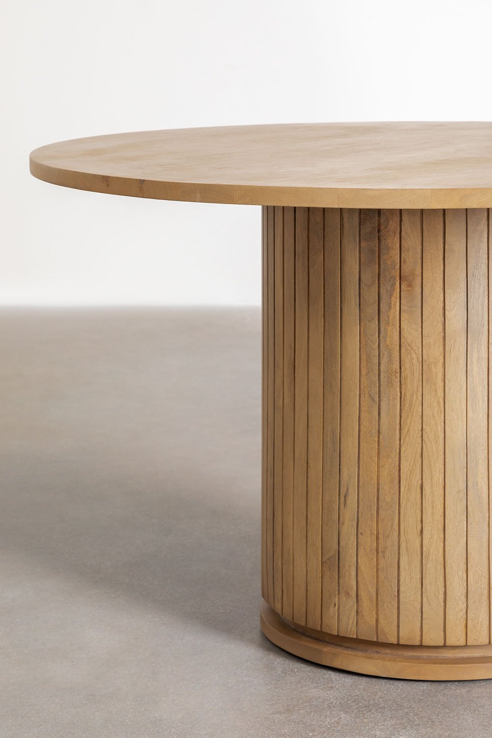 Tavolo da pranzo in legno di mango (Ø120 cm) Analis - SKLUM
