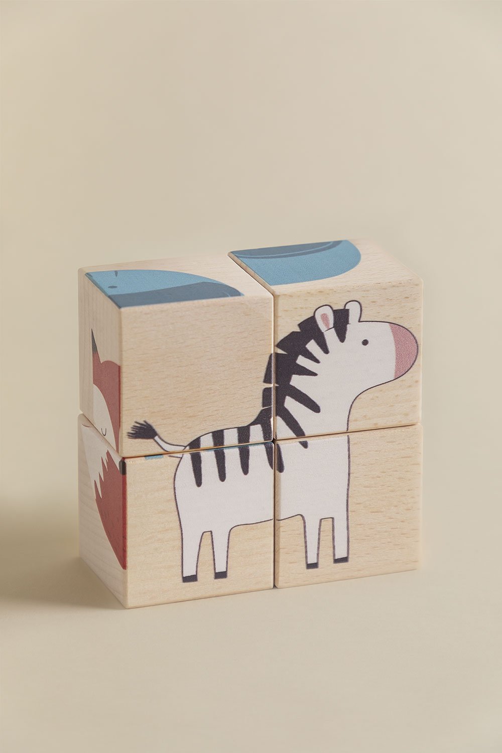 Puzzle in legno da 4 pezzi Lopart Kids - SKLUM