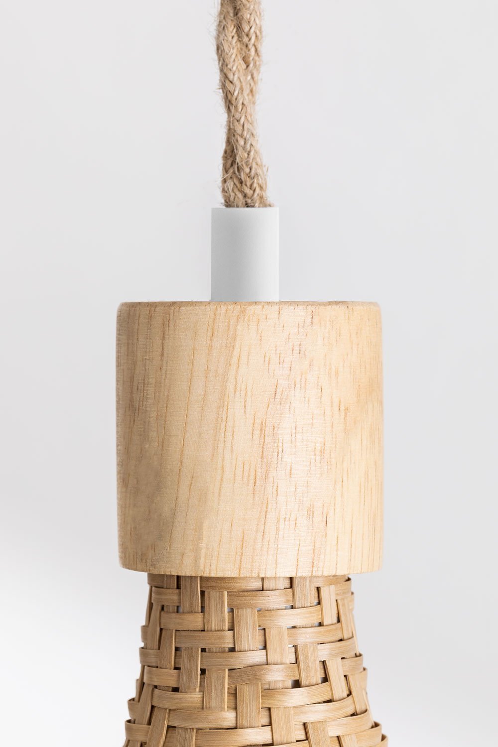 Lampada da soffitto in bambù Chaifer, immagine della galleria 4