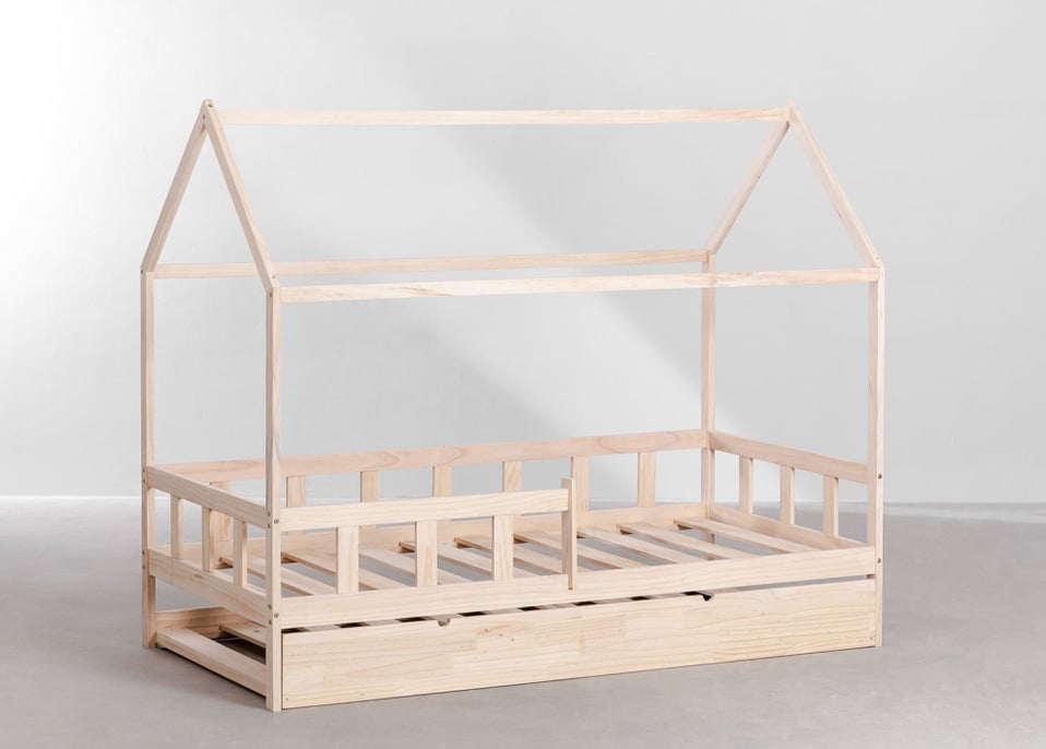 Letto in legno per materasso Kelly Kids da 90 cm