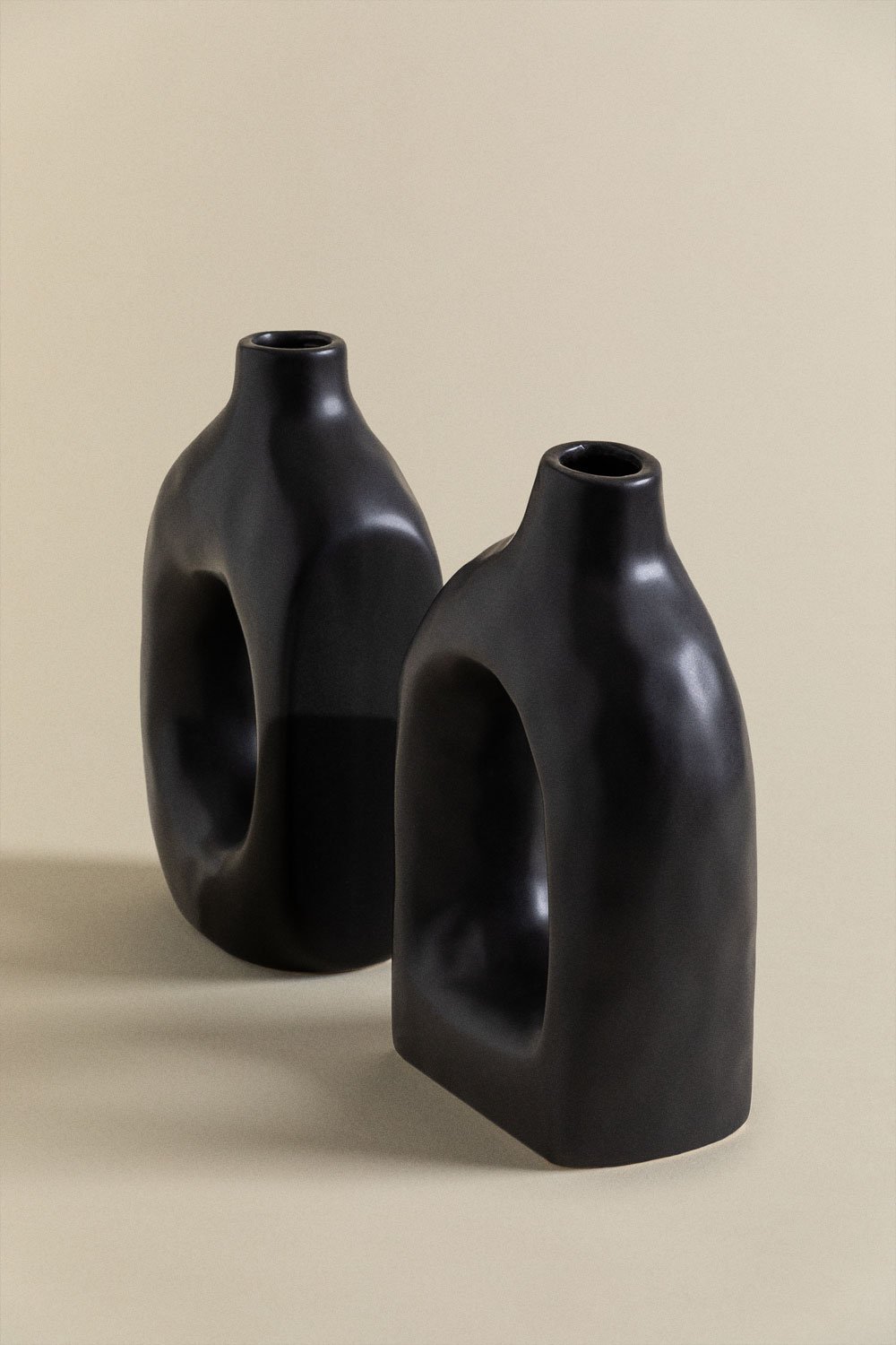 Set di 2 fermalibri in ceramica Offred, immagine della galleria 1