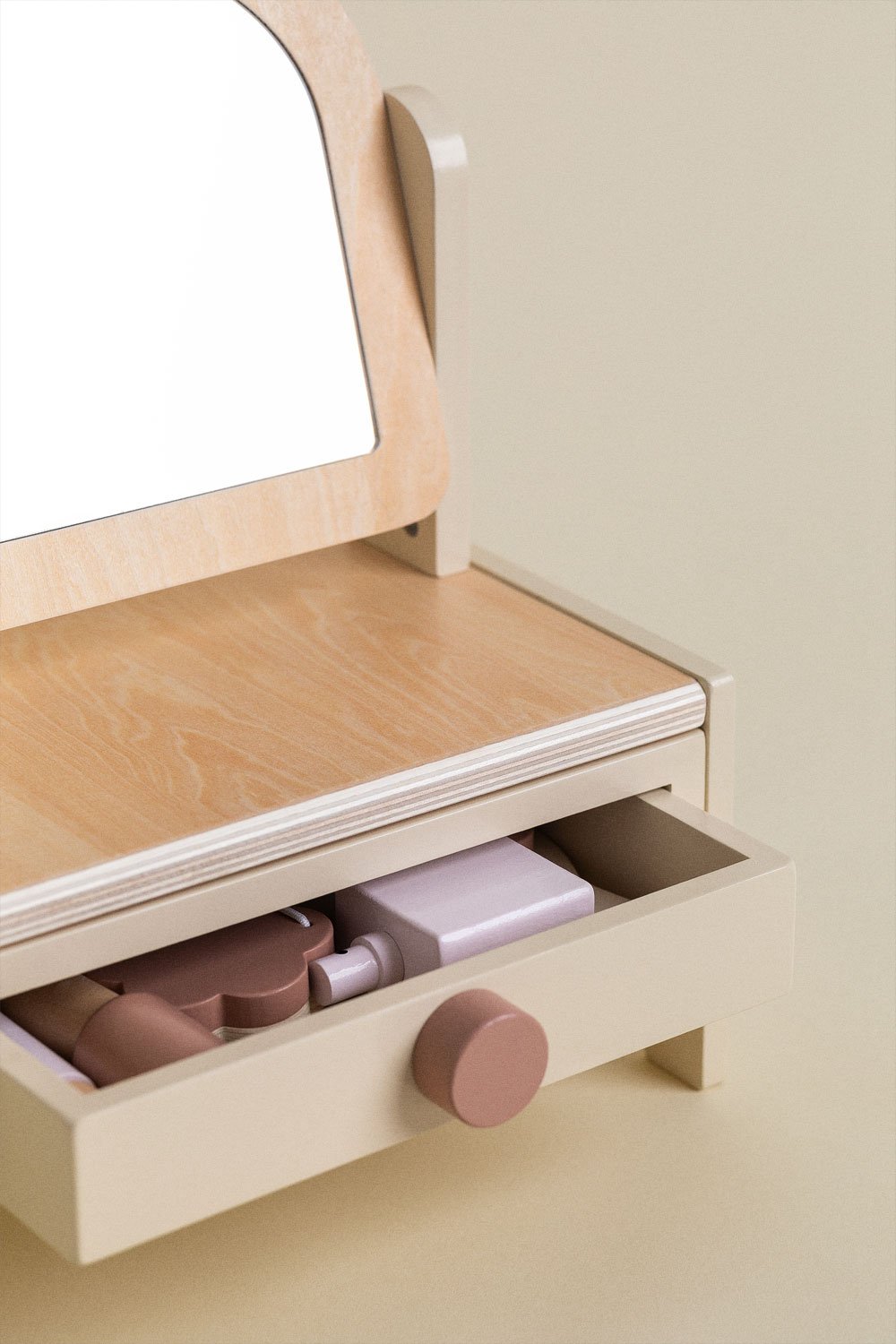 Toletta Per Bambini Con Specchio E Sgabello - Design Rosa A Pois, Teamson Kids - Foto 9