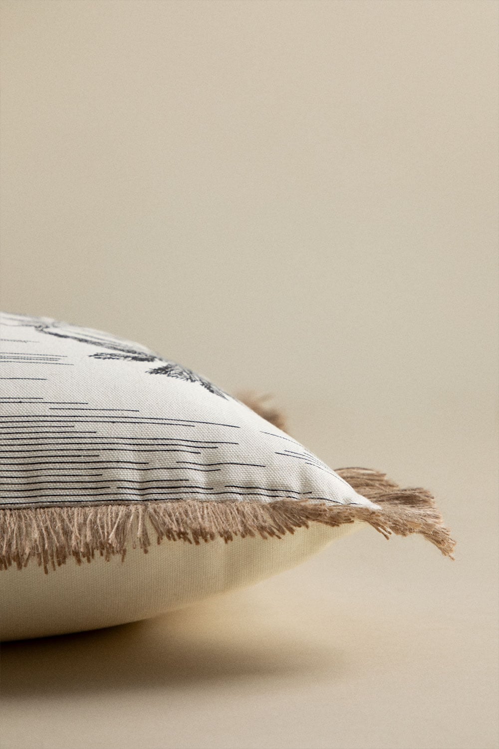 Cuscino quadrato 45x45 cm in cotone Diwas, immagine della galleria 3