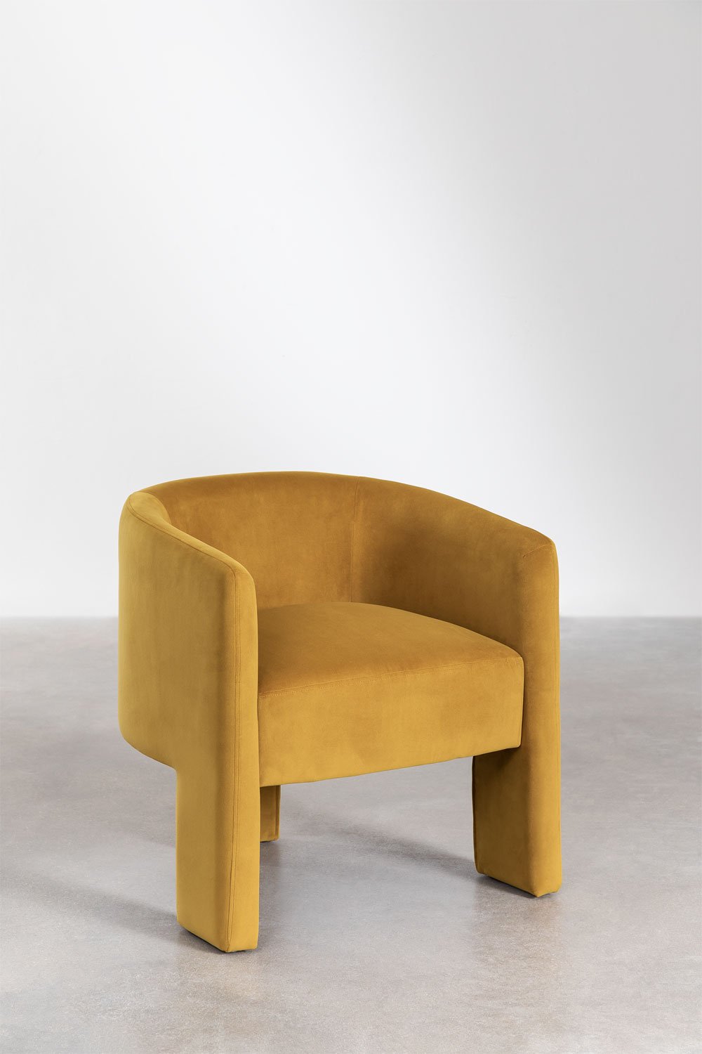 Confezione da 4 sedie da pranzo in velluto Xastru, immagine della galleria 1