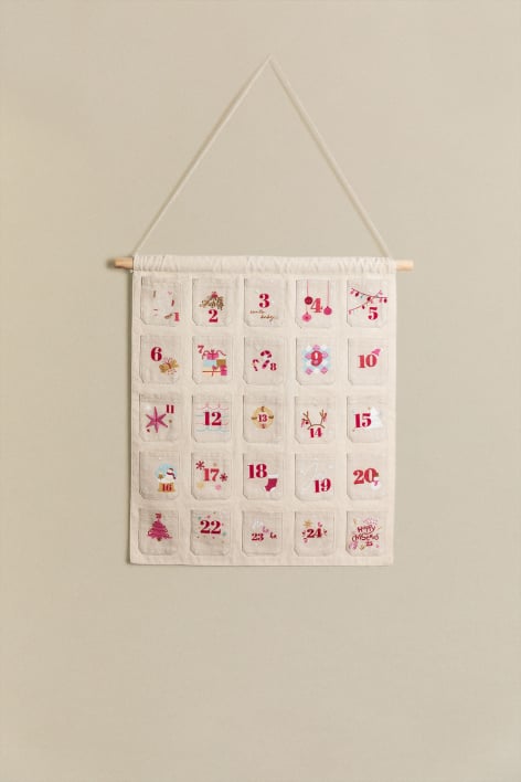 Calendario dell'Avvento in cotone (45x55 cm) Rudolf