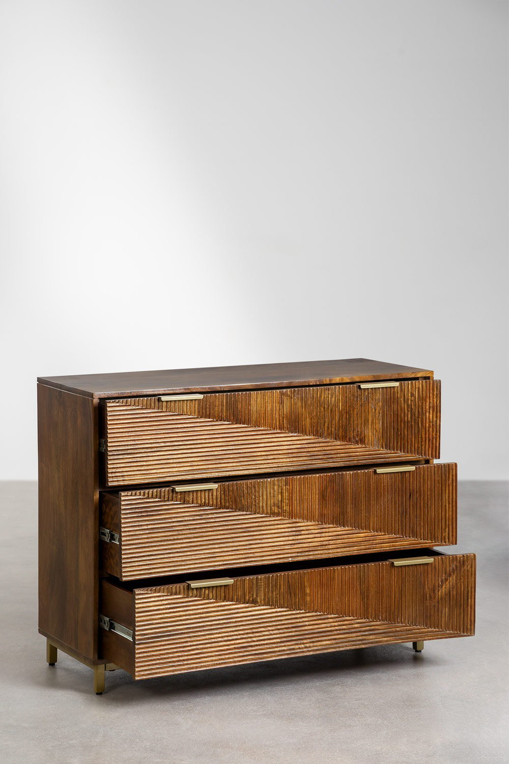 Credenza alta in legno di mango Baty Design - SKLUM